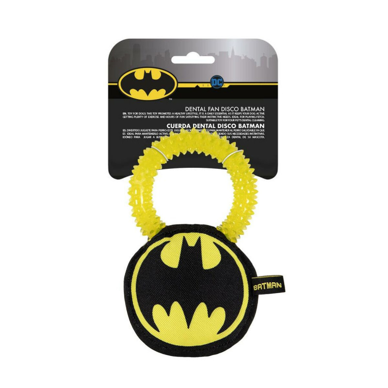 Dog toy Batman Yellow 100 % polyester