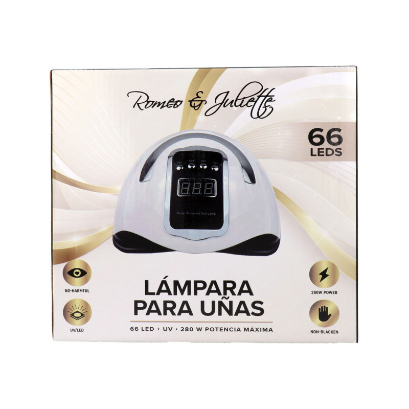 Lâmpada LED UV para Unhas Albi Pro 280 W Branco