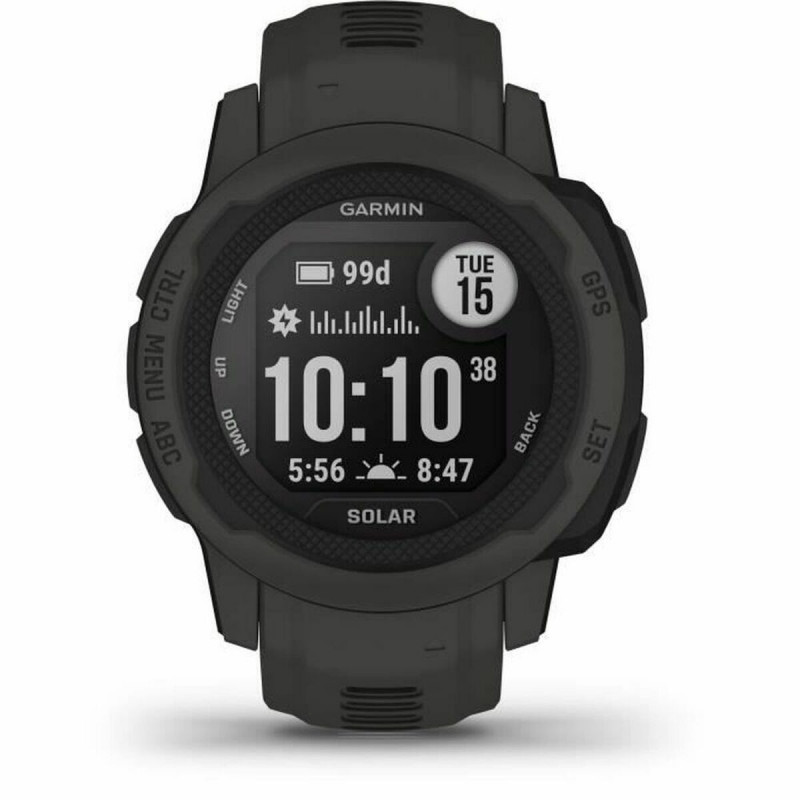 Smartwatch GARMIN Instinct 2 Solar Cinzento escuro 0,79" Preto Grafite