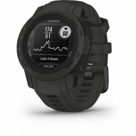 Smartwatch GARMIN Instinct 2 Solar Gris oscuro 0,79" Negro Grafito