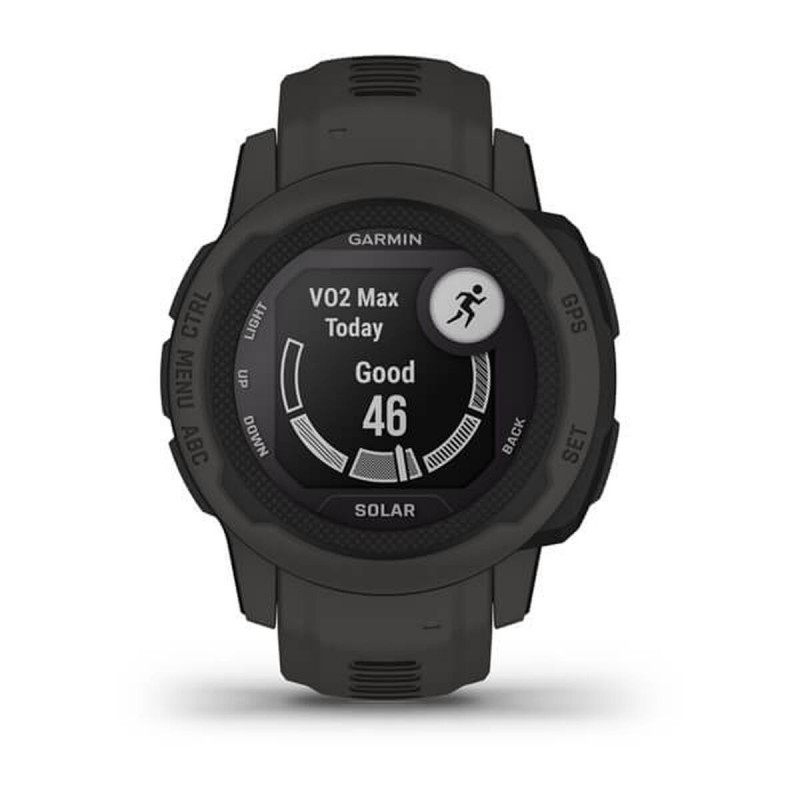 Smartwatch GARMIN Instinct 2 Solar Cinzento escuro 0,79" Preto Grafite