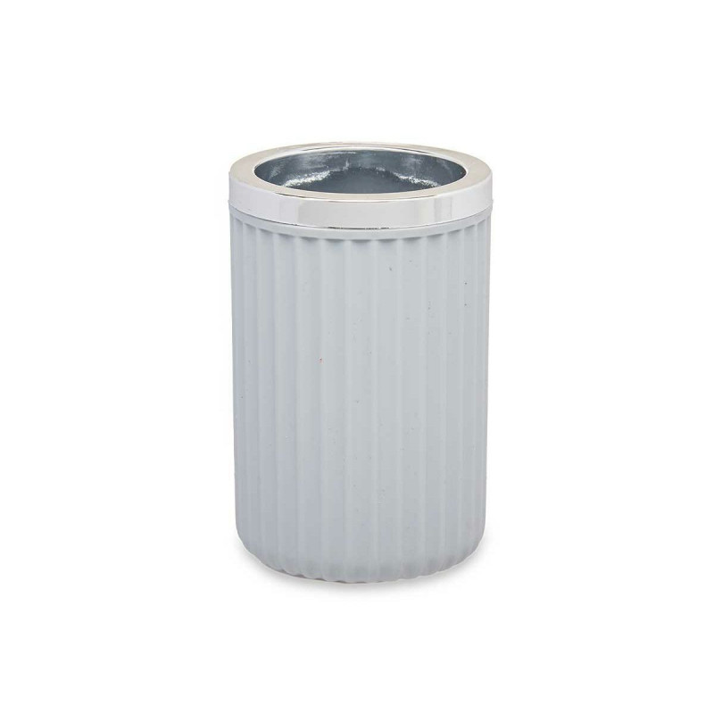 Verre Berilo 3436-2 Gris Plastique 7,5 x 11,5 x 7,5 cm Support pour brosses à dents (32 Unités)