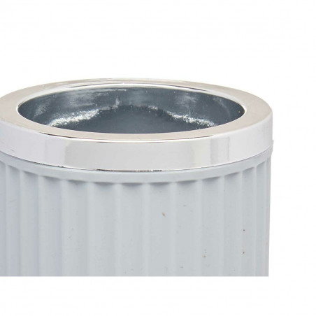 Bicchiere Berilo 3436-2 Grigio Plastica 7,5 x 11,5 x 7,5 cm Portaspazzolini da Denti (32 Unità)