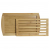 Tábua de corte DKD Home Decor Natural Bambu 36 x 21 x 2 cm