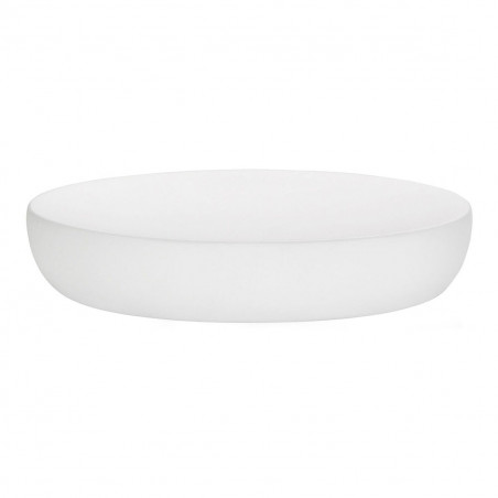 Soap dish Andrea House Matt White Polyresin (13,5 x 9 x 2,5 cm)