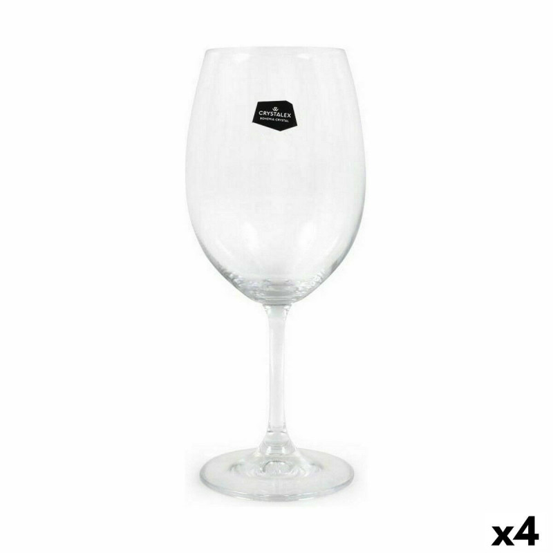Conjunto de copos de vinho Crystalex Lara Cristal 450 ml Vinho 6 Peças (6 Unidades) (4 Unidades)