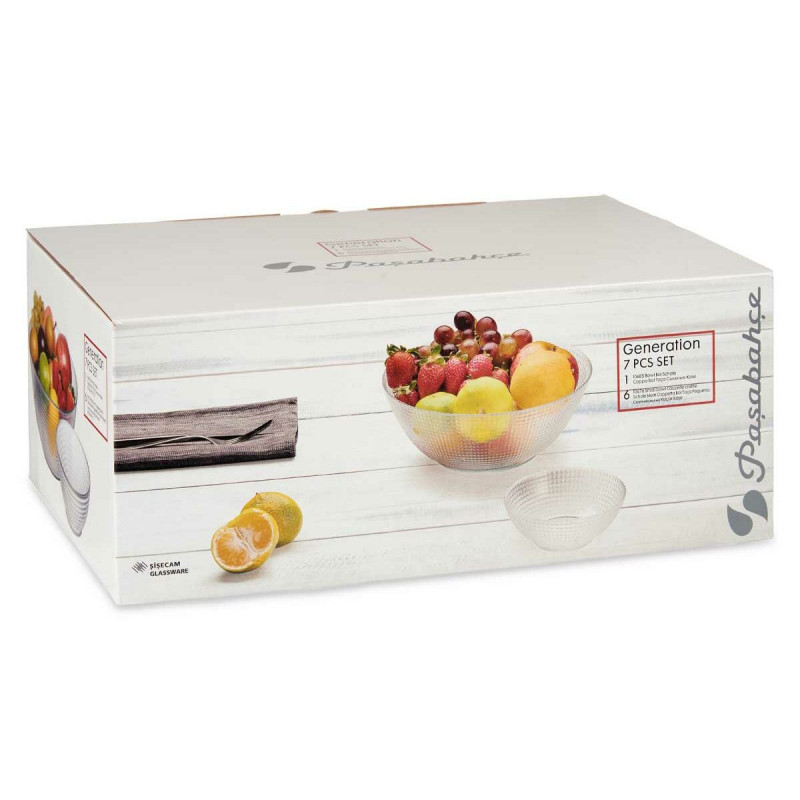 Set of bowls Pasabahce Generation Transparent Glass (4 Units)