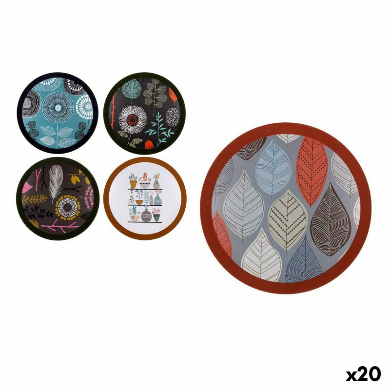 Tabuleiro Privilege Folhas Plástico 46 cm (20 Unidades)