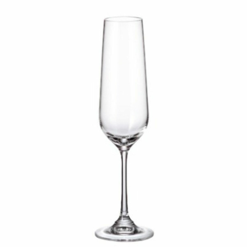Champagne glass Bohemia Crystal Sira 200 ml champagne 6 Pieces (6 Units) (4 Units)