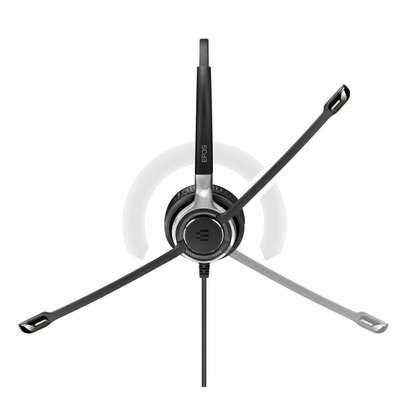 Auriculares com microfone Epos IMPACT SC 662 Preto Prateado