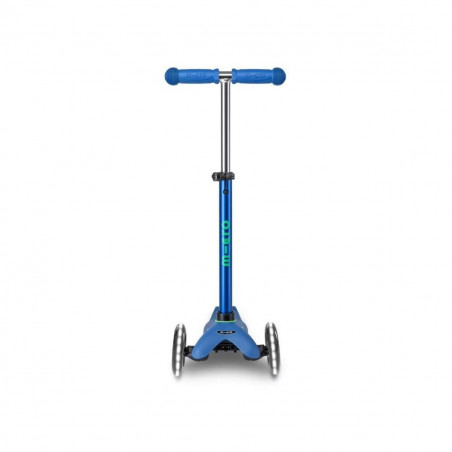 Monopattino Scooter Micro Mini DELUXE LED Crystal Blue Azzurro