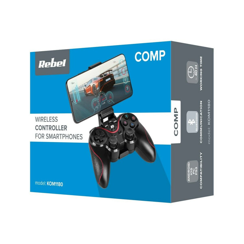 Gamepad Bluetooth per Smartphone Rebel KOM1180