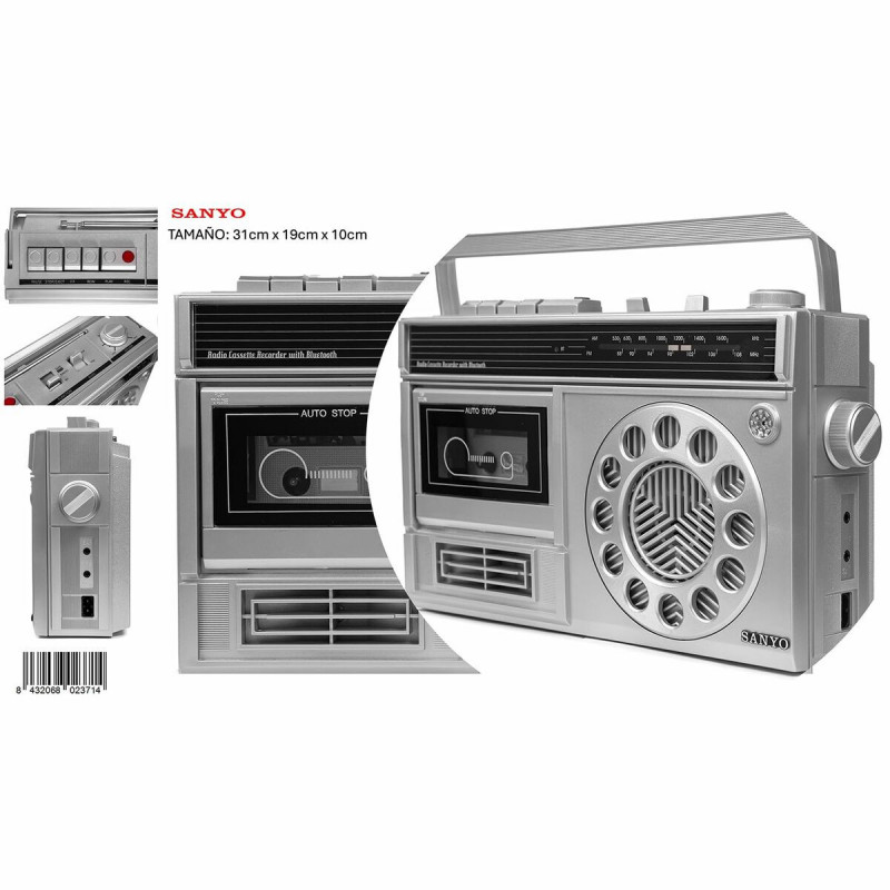 Rádio Cassete Sanyo