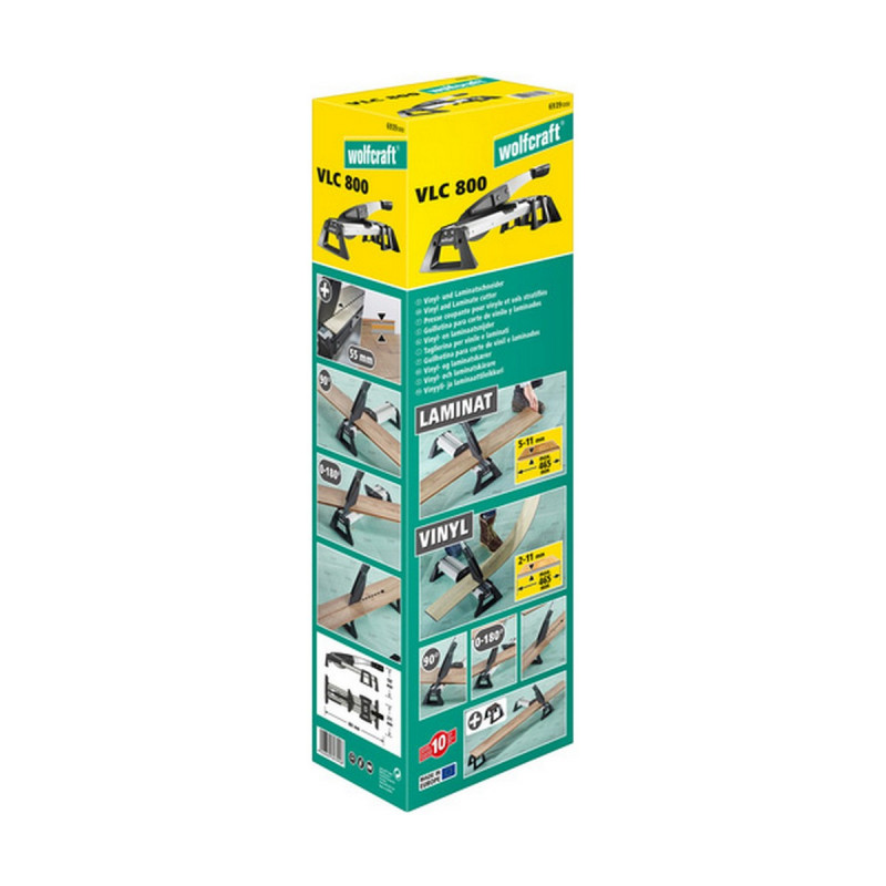 Guilhotina Wolfcraft 6939000 Preto Prateado