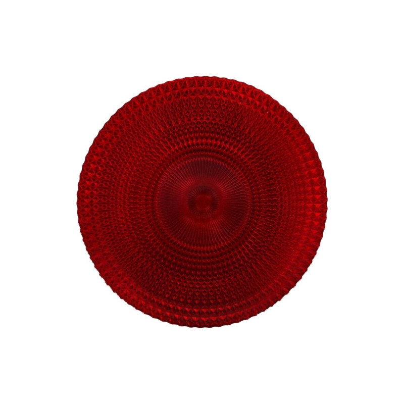 Piatto da pranzo Alfares Alfares Rosso Vetro Ø 31 cm (6 Unità)