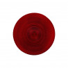 Flat Plate Alfares Alfares Red Glass Ø 31 cm (6 Units)