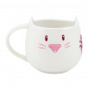 Tasse avec sous-tasse Gorjuss Purrrrrfect Love Léopard Polyuréthane