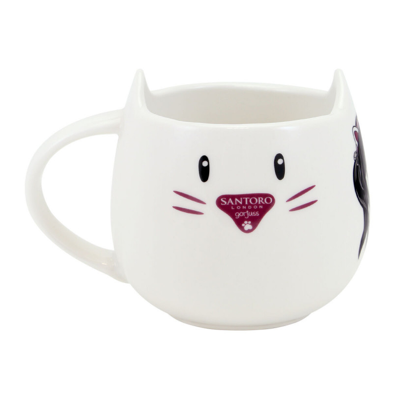 Tasse mit Untertasse Gorjuss Ruby Wild Grau Polyurethan