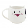 Taza con Plato Gorjuss Ruby Wild Gris Poliuretano