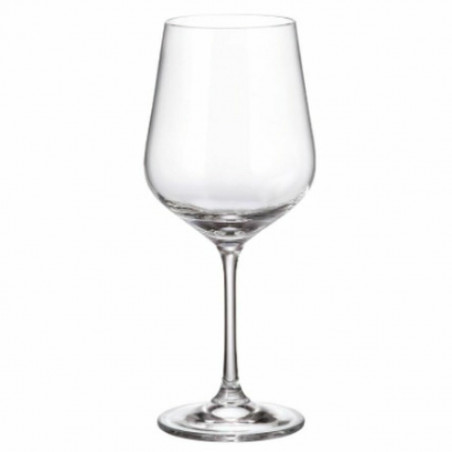 Wine glass set Bohemia Crystal Sira 580 ml 6 Pieces (4 Units)