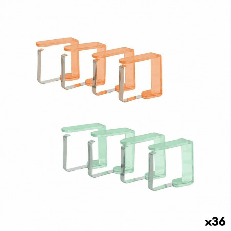 Pinza Sujeta Manteles Wooow 4 Piezas (36 Unidades)