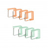 Tablecloth Clip Wooow 4 Pieces (36 Units)