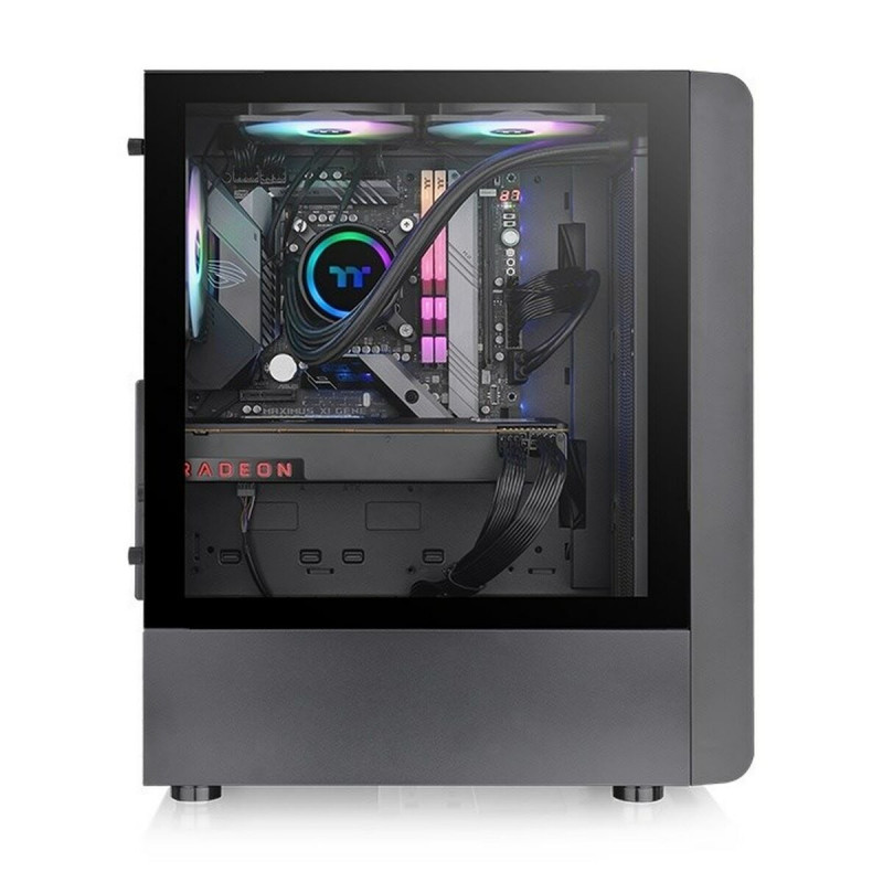 Caixa Semitorre ATX THERMALTAKE S200 TG ARGB Preto