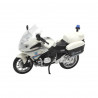 Motorcycle 22 x 14,5 cm Light Sound White