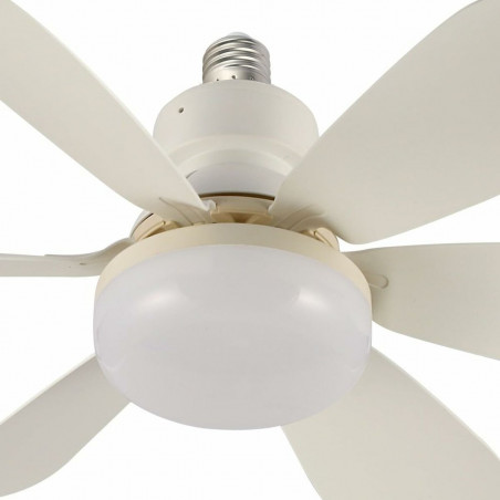 Ceiling Fan CristalRecord NIKIYA Transparent 18 W