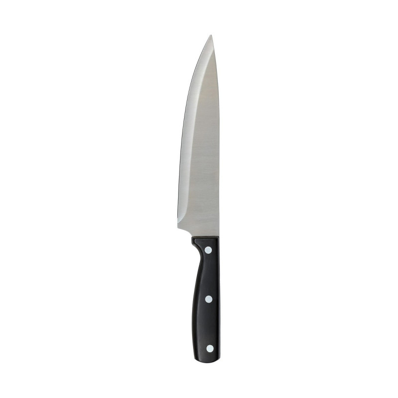 Cuchillo de Cocina Negro Acero Inoxidable ABS 20 cm