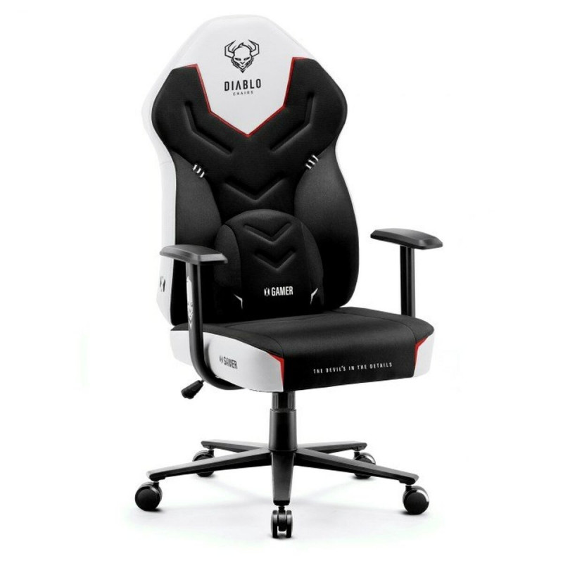 Sedia Gaming Diablo Chairs X-GAMER 2.0 Normal Bianco Nero