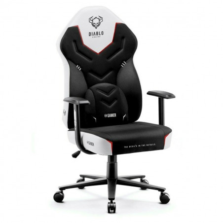 Silla Gaming Diablo Chairs X-GAMER 2.0 Normal Blanco Negro