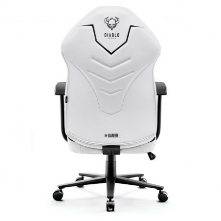 Chaise de jeu Diablo Chairs X-GAMER 2.0 Normal Blanc Noir