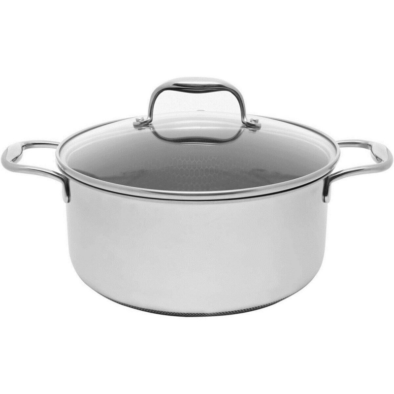 Kochtopf mit Deckel Kohersen 71104 Silberfarben Edelstahl Aluminium Ø 24 cm 4,9 L