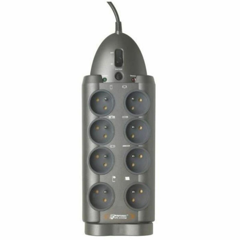 Extensor 8 Tomas Schuko INFOSEC S8 Preto