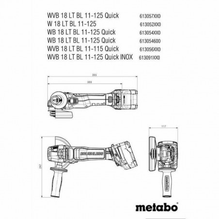 Set trapano e accessori Metabo 685208650 18 V