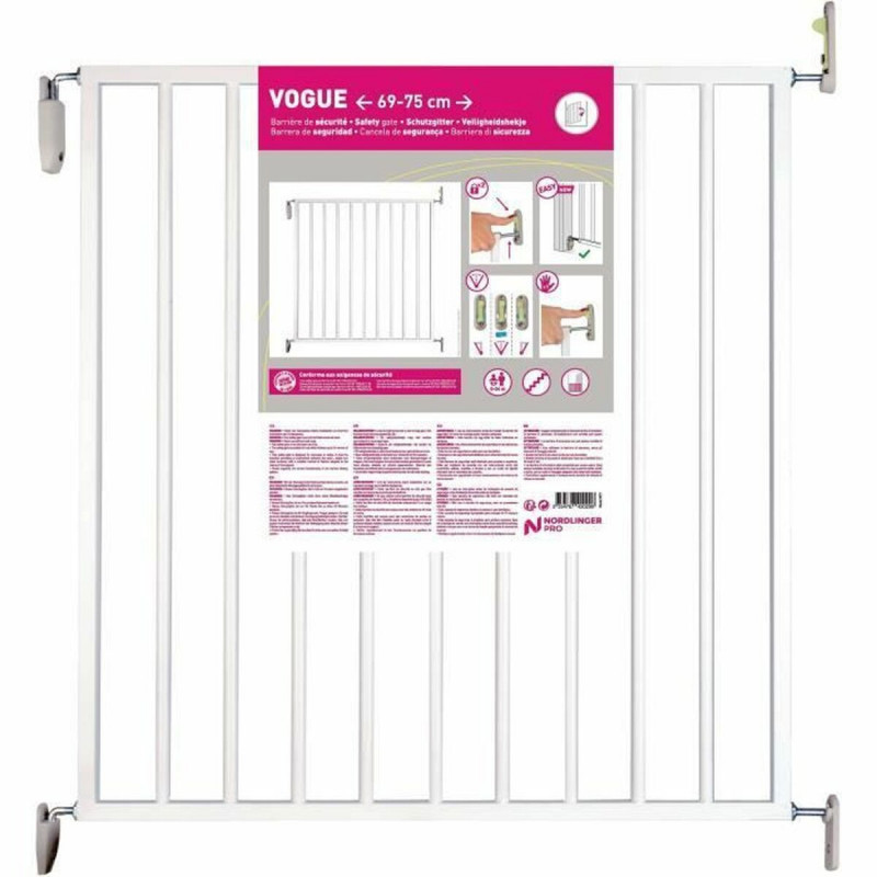 Barrera de seguridad Nordlinger PRO Blanco