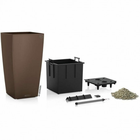 Vaso Lechuza 40 x 40 x 75 cm Plastica Quadrato