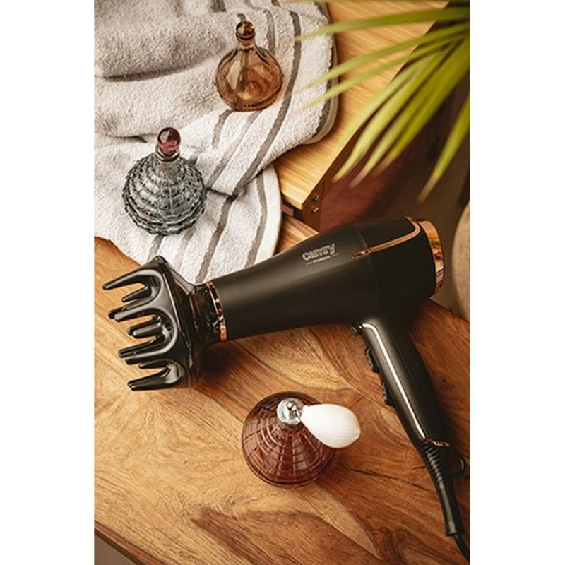 Secador de Cabelo Adler CR 2255 Preto Ouro 2000 W