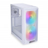 ATX Semi-Tower Gehäuse Lian-Li LANCOOL 215WHITE Weiß Bunt