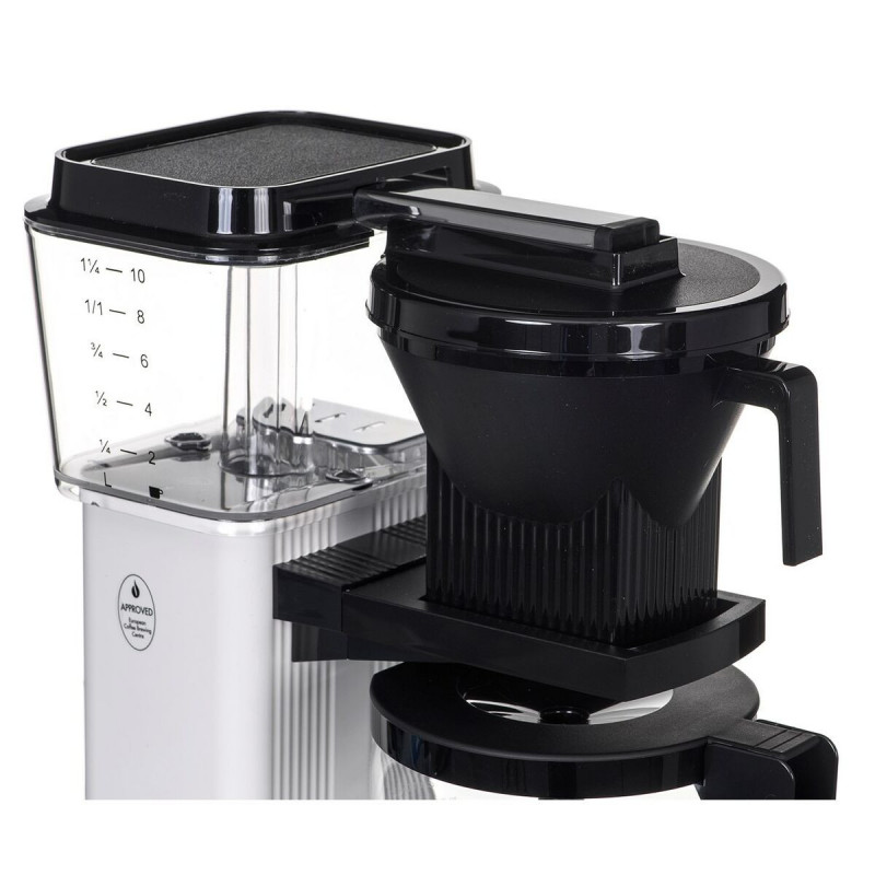 Caffettiera Americana Moccamaster KBG SELECT Bianco Nero 1520 W 1,25 L