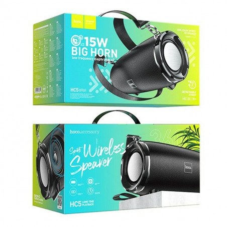 Altoparlante Bluetooth Portatile Hoco HC5 Cool Enjoy Nero 2 x 15 W