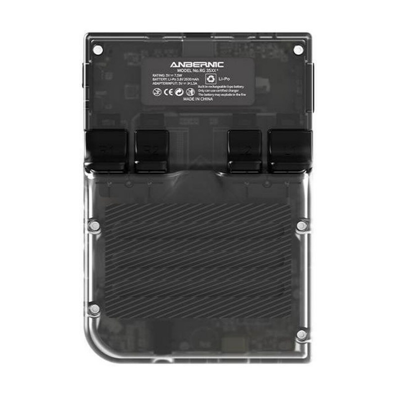 Nintendo Switch Anbernic RG35XX Preto Transparente