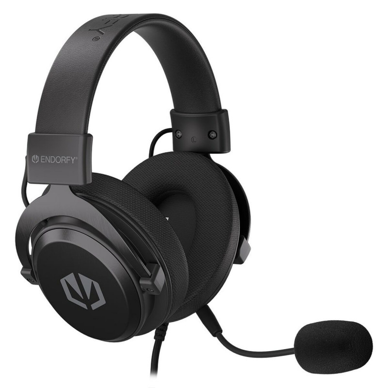 Auriculares con Micrófono Endorfy EY1A003 Negro