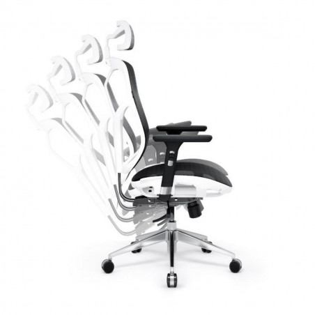 Silla Gaming Diablo Chairs Diablo V-BASIC Blanco Negro
