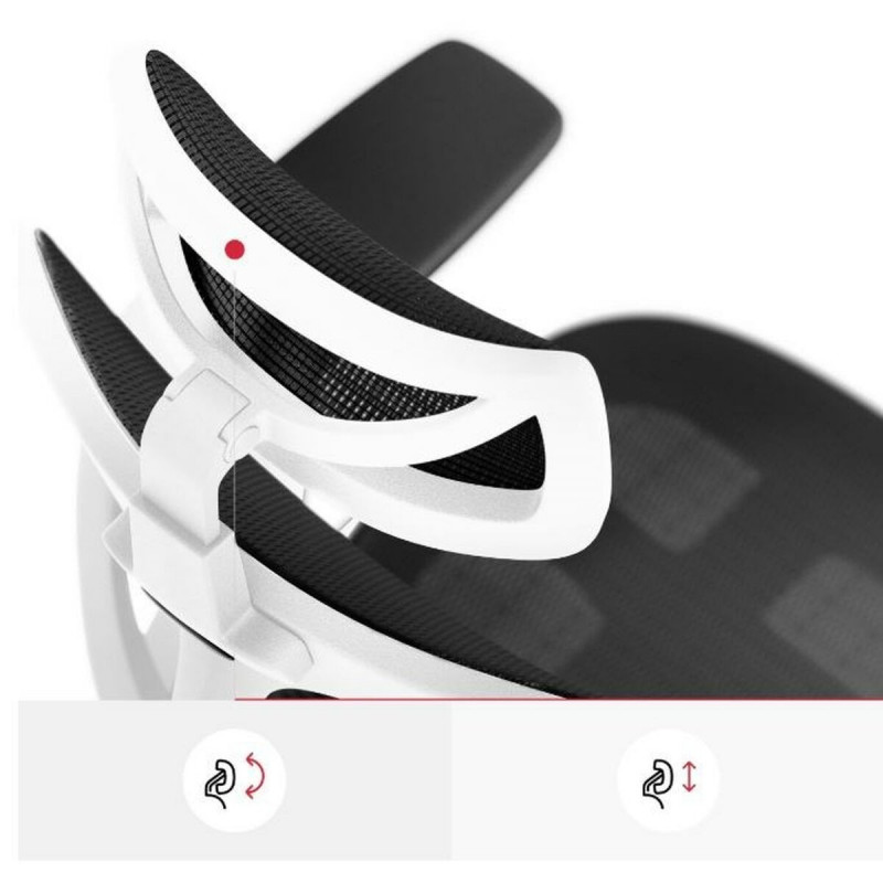 Gaming Chair Diablo Chairs Diablo V-BASIC White Black