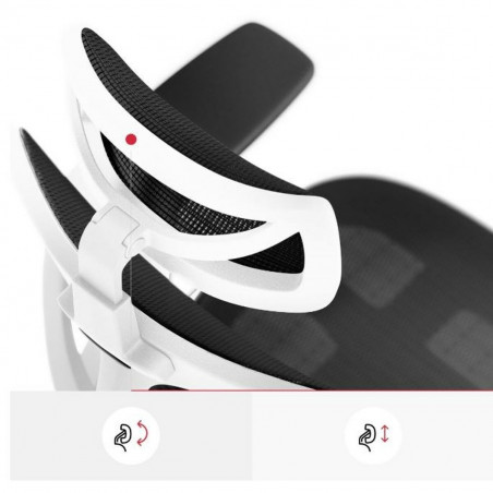 Silla Gaming Diablo Chairs Diablo V-BASIC Blanco Negro