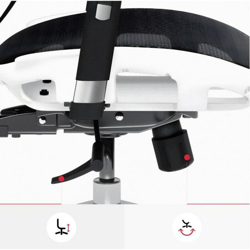 Cadeira de Gaming Diablo Chairs Diablo V-BASIC Branco Preto