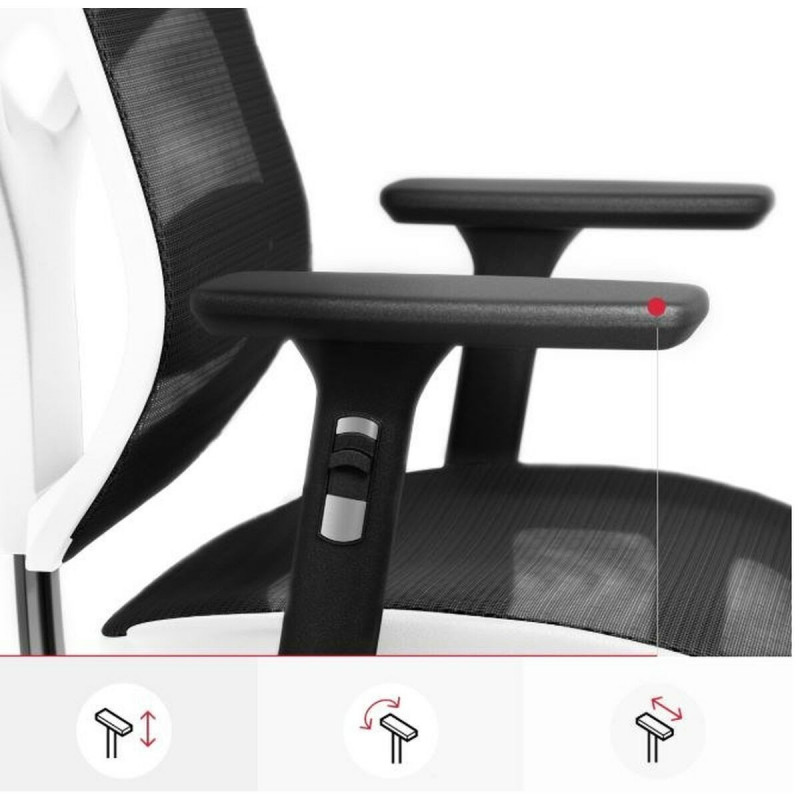 Gaming Chair Diablo Chairs Diablo V-BASIC White Black