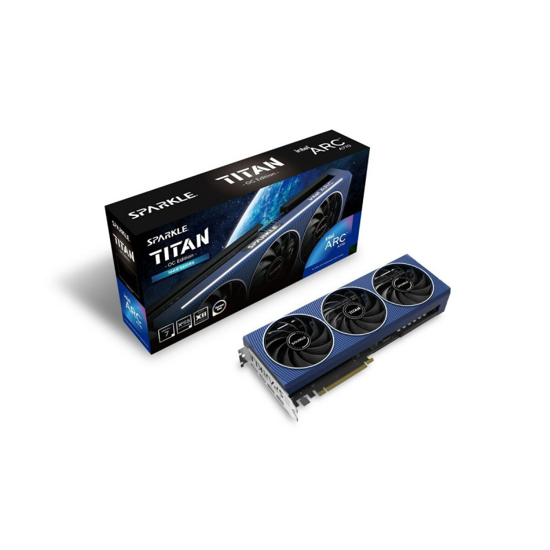 Carte Graphique Sparkle SA770T-16GOC Intel ARC A770 TITAN OC EDITION GDDR6 16 GB